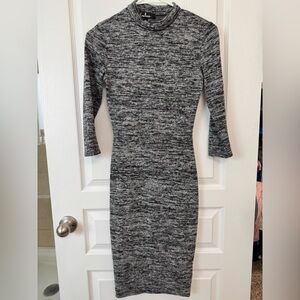 Grey long sleeved dress. XS. Lulus